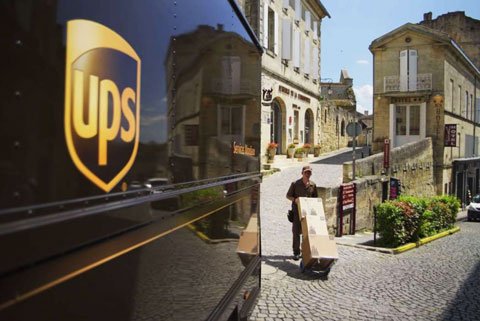 UPS Expressversand Objektiv Vermietung