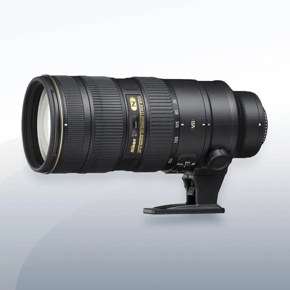 Nikon AF-S 70–200mm F2.8G ED VR II Objektiv mieten  