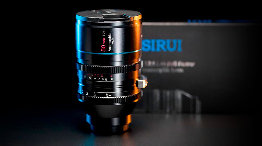 Sirui 50mm T2.9 1.6x Anamorphic E Mount News Objektiv Vermietung