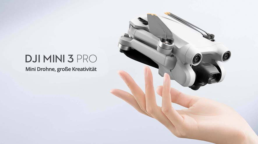 DJI Mini 3 Pro Drohne News Objektiv Vermietung