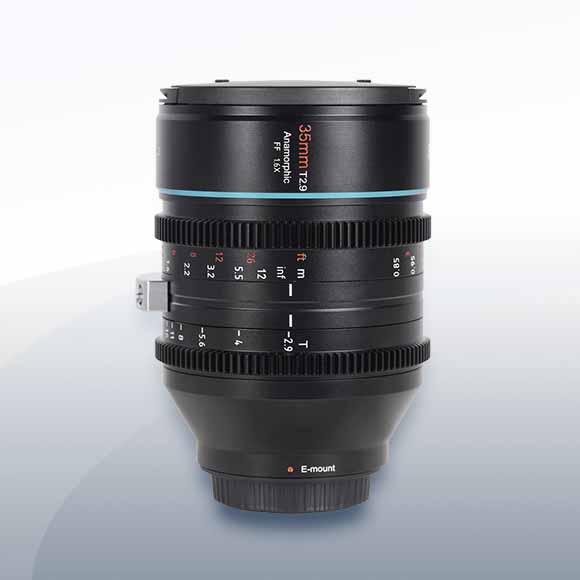 Sirui 35mm T2.9 1.6x Anamorphic Sony E Mount Set Objektiv Vermietung