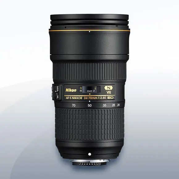 Nikon AF-S 24–70mm F2.8E ED VR Objektiv mieten | objektivvermietung.de
