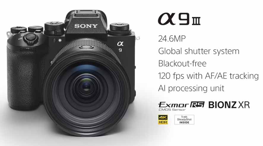 Sony A9 III News Objektiv Vermietung