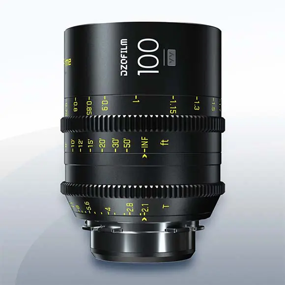 DZOFilm Vespid Prime 100mm T2.1 PL Objektiv Vermietung 1