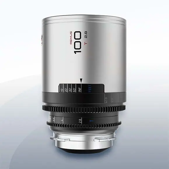 Blazar Remus 100mm T2.8 1.5X Anamorphic Silver Flare PL Objektiv Vermietung 1