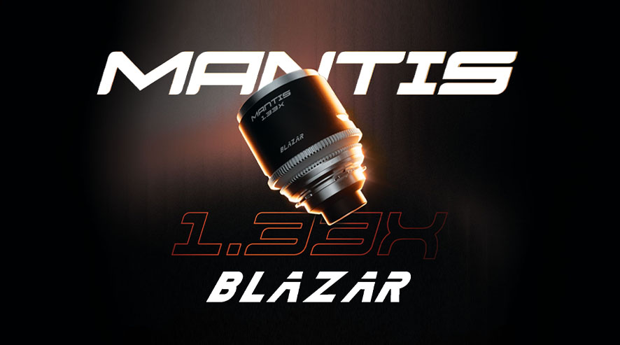 Blazar Mantis 1.33x Anamorphic Objektive News bei Objektiv Vermietung