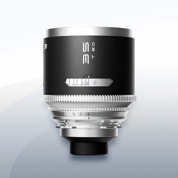 Blazar Mantis 35mm T2 1.33X Anamorphic Amber Flare PL Objektiv Vermietung 1