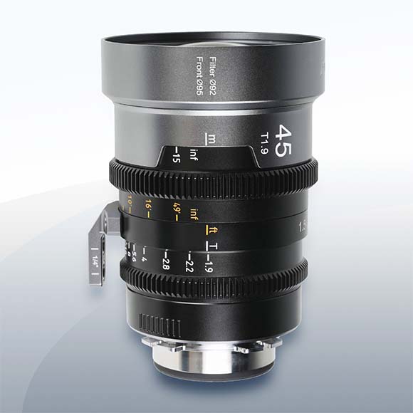 Sirui IronStar T1.9 1.5x Anamorphic Full Frame Cine Lenses 45mm mit PL Mount Neutral Flare 1