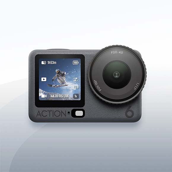 DJI Osmo Action 6 Adventure Combo Objektiv Vermietung 1