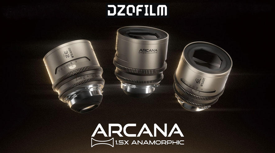 DZOFILM Arcana 1.5x Vollformat Anamorphic Objektive | Neu im Verleih 1 DZOFILM Arcana Anamorphic Objektiv Vermietung