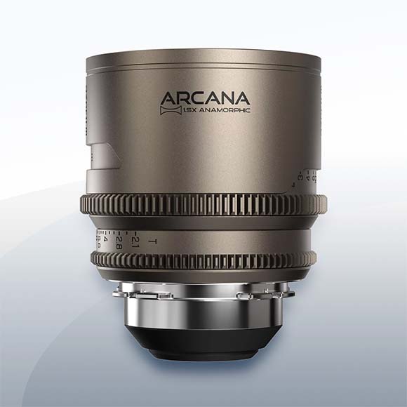 DZOFilm Arcana Prime 32mm T2.1 1.5x Anamorphic PL Mount Objektiv Vermietung 2