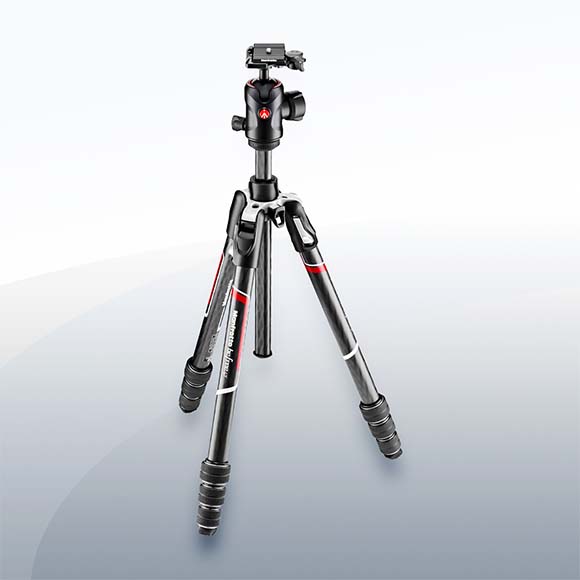 Manfrotto MKBFRTC4 BH BEFREE Advanced Carbon Reisestativ Kit Twist Objektiv Vermietung 1